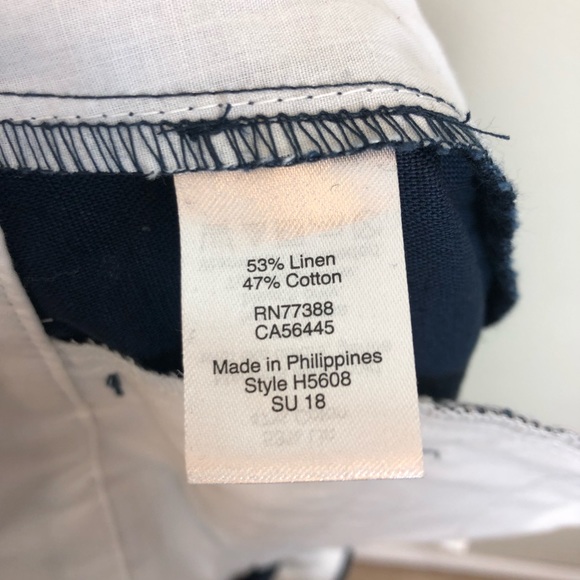 J. Crew Star Print 4” Scalloped Short, Sz 00 - Picture 4 of 6